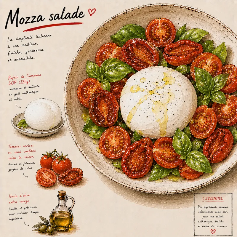 Mozza salade